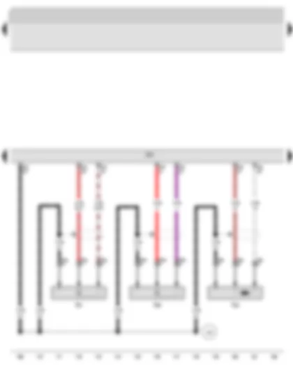 Wiring Diagram  AUDI A3 2009 - Motronic control unit