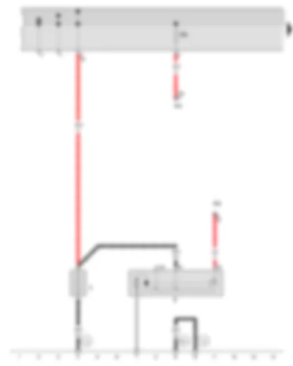 Wiring Diagram  AUDI A3 2012 - Battery - Starter - Fuse 2 in fuse holder A