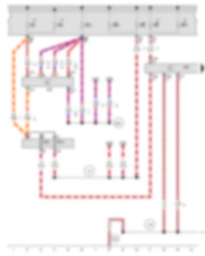 Wiring Diagram  AUDI A3 2012 - Navigation operating electronics control unit - Voltage stabiliser