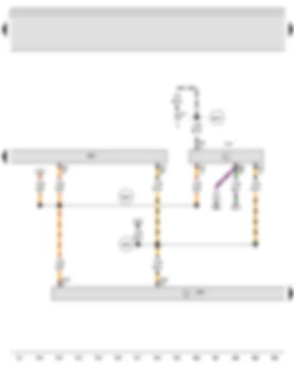 Wiring Diagram  AUDI A3 2011 - Data bus diagnostic interface - Engine control unit