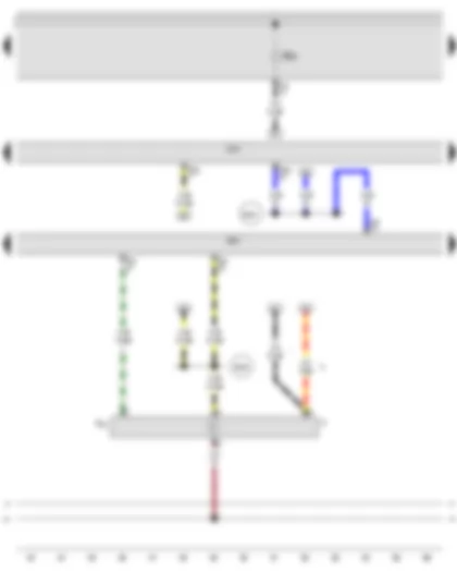 Wiring Diagram  AUDI A3 2011 - Brake light switch - Brake pedal switch - Onboard supply control unit - Engine control unit