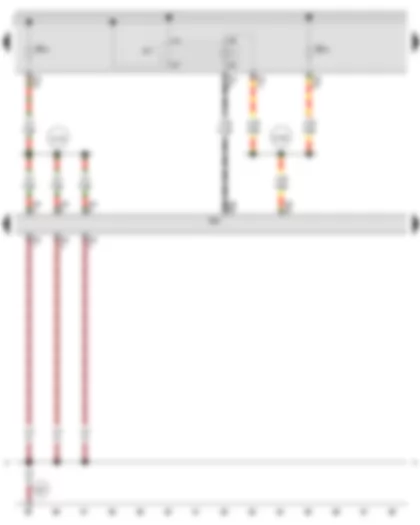 Wiring Diagram  AUDI A3 2013 - Terminal 30 voltage supply relay - Engine control unit