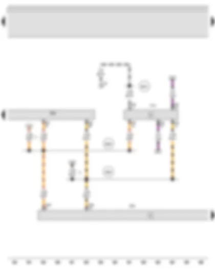 Wiring Diagram  AUDI A3 2012 - Data bus diagnostic interface - Engine control unit - Mechatronic unit for dual clutch gearbox