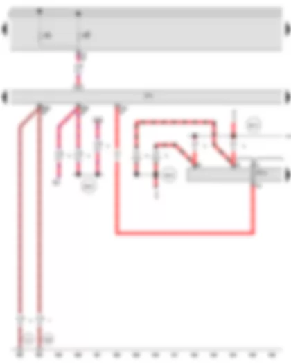 Wiring Diagram  AUDI A3 2013 - Onboard supply control unit