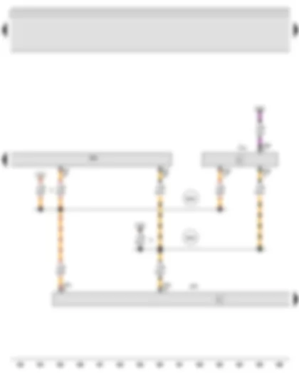 Wiring Diagram  AUDI A3 2013 - Data bus diagnostic interface - Engine control unit - Mechatronic unit for dual clutch gearbox