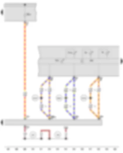 Wiring Diagram  AUDI A3 2011 - Control unit in dash panel insert - Data bus diagnostic interface