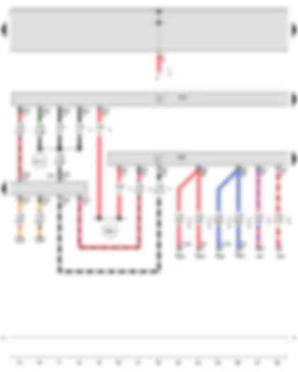 Wiring Diagram  AUDI A3 2012 - Onboard supply control unit - Engine control unit