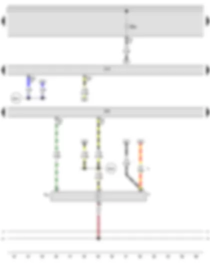 Wiring Diagram  AUDI A3 2012 - Brake pedal switch - Onboard supply control unit - Engine control unit