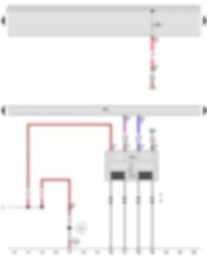 Wiring Diagram  AUDI A3 2013 - Engine control unit - Output stage