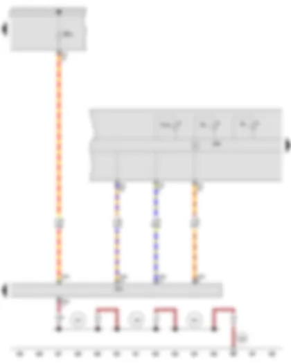 Wiring Diagram  AUDI A3 2013 - Control unit in dash panel insert