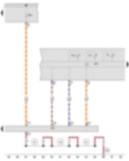 Wiring Diagram  AUDI A3 2011 - Control unit in dash panel insert