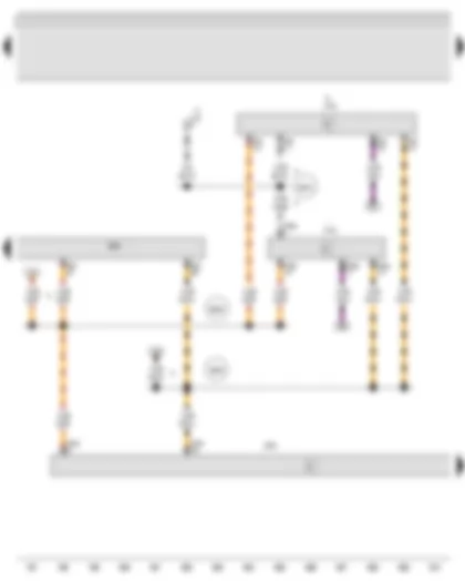 Wiring Diagram  AUDI A3 2013 - Data bus diagnostic interface - Engine control unit - Mechatronic unit for dual clutch gearbox