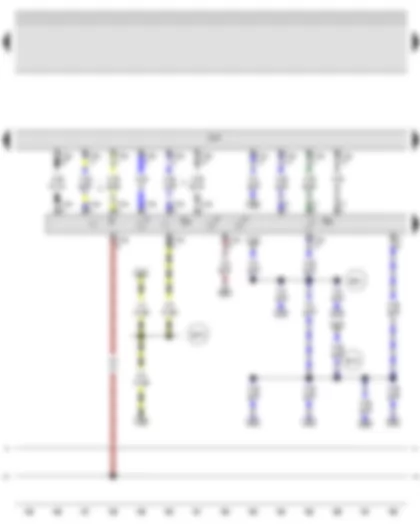 Wiring Diagram  AUDI A3 2009 - Light switch - Switch and instrument illumination regulator - Front and rear fog light switch - Onboard supply control unit