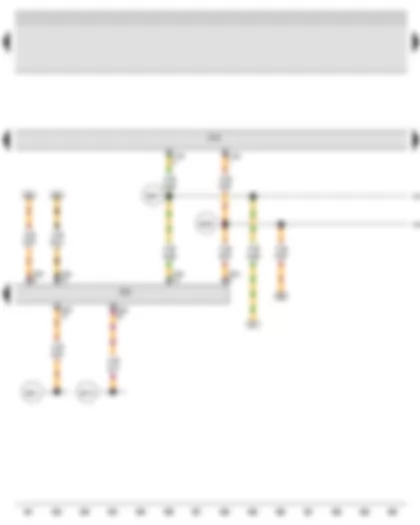 Wiring Diagram  AUDI A3 2009 - Onboard supply control unit - Data bus diagnostic interface