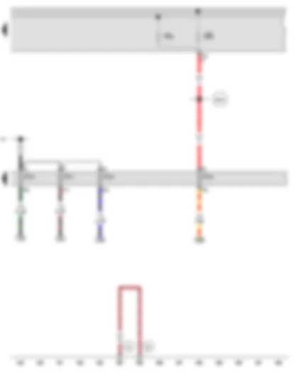 Wiring Diagram  AUDI A3 2009 - Fuse 53 on fuse holder B
