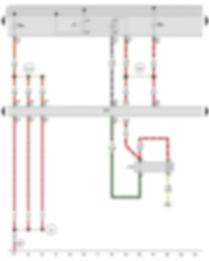 Wiring Diagram  AUDI A3 2011 - Main relay - Engine control unit - Control relay