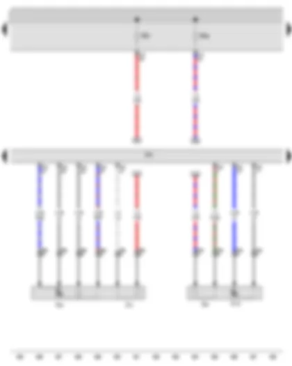 Wiring Diagram  AUDI A3 2013 - Lambda probe - Engine control unit - Lambda probe heater