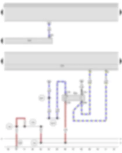 Wiring Diagram  AUDI A3 2011 - TCS and ESP button - ABS control unit - Onboard supply control unit