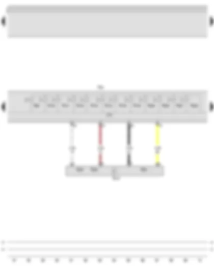 Wiring Diagram  AUDI A3 2011 - ESP sensor unit - ABS control unit - ABS hydraulic unit