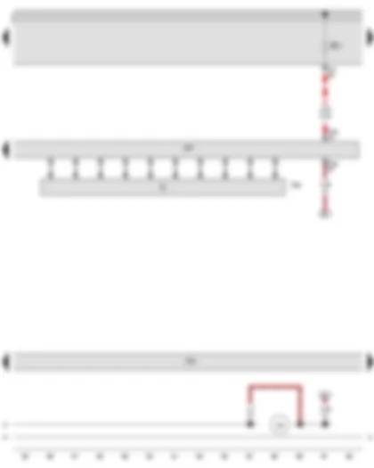 Wiring Diagram  AUDI A3 2011 - Steering angle sender - Steering column electronics control unit - Data bus diagnostic interface