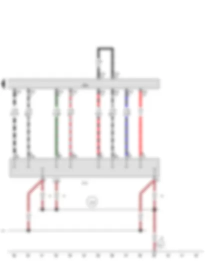 Wiring Diagram  AUDI A3 2013 - Trailer detector control unit - Trailer socket