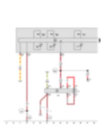Wiring Diagram  AUDI A3 2014 - Heater control unit - Fresh air blower control unit - Fresh air blower