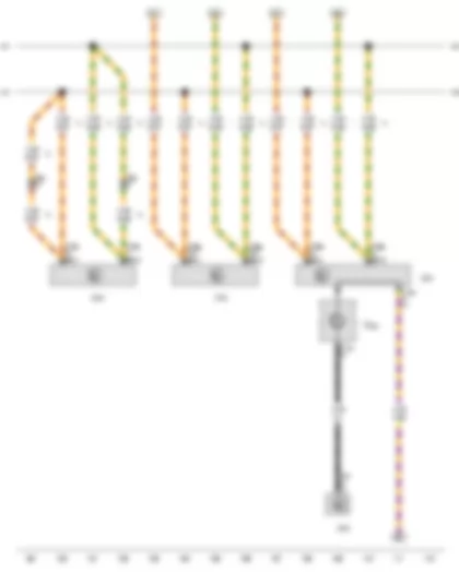 Wiring Diagram  AUDI A3 2016 - Trailer detector control unit - Multifunction steering wheel control unit - Steering column electronics control unit - Control unit for electronic steering column lock
