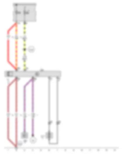 Wiring Diagram  AUDI A3 2015 - Radiator fan control unit - Radiator fan - Radiator fan 2