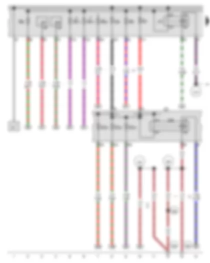 Wiring Diagram  AUDI A3 2013 - Main relay - Terminal 15 voltage supply relay - Fuse holder C