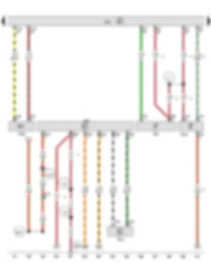 Wiring Diagram  AUDI A3 2014 - Radiator outlet coolant temperature sender - Engine control unit - Fuel metering valve