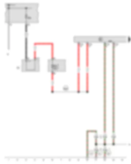 Wiring Diagram  AUDI A3 2015 - Special vehicle control unit - Fuse holder C