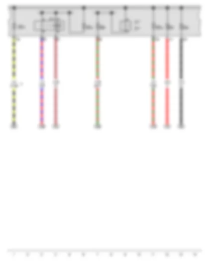Wiring Diagram  AUDI A3 2016 - Main relay - Terminal 30 voltage supply relay - Horn relay