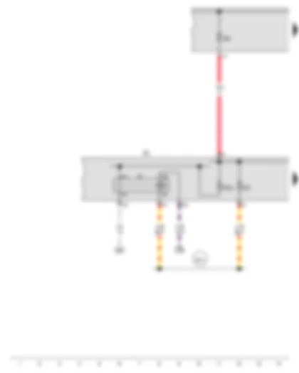 Wiring Diagram  AUDI A3 2015 - Heated rear window relay - Fuse 1 in fuse holder A - Fuse holder C