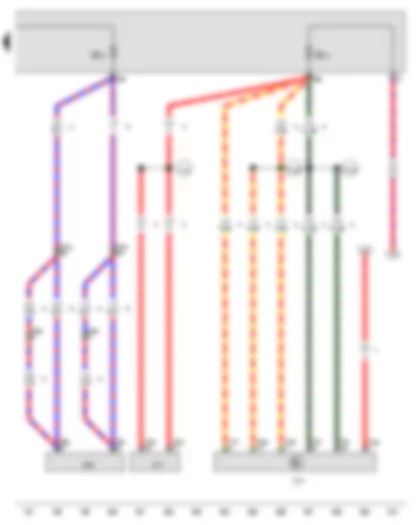 Wiring Diagram  AUDI A3 2014 - Fuse 10 on fuse holder B - Fuse 13 on fuse holder B