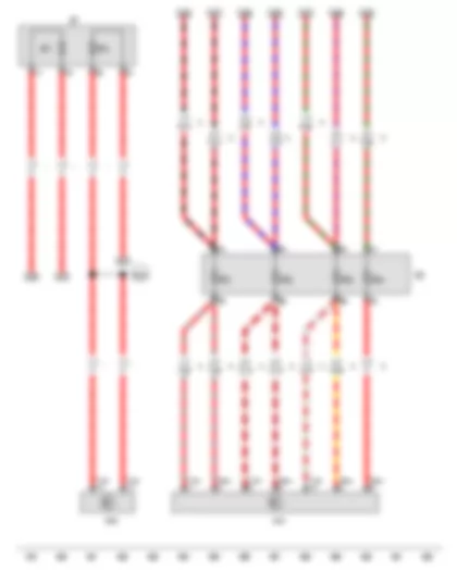 Wiring Diagram  AUDI A3 2014 - Fuse holder D - Fuse holder F
