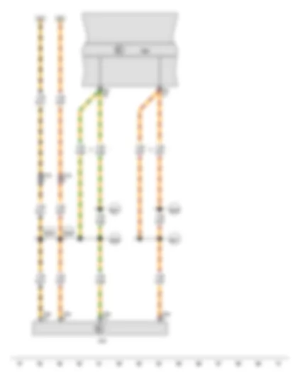 Wiring Diagram  AUDI A3 2015 - Control unit in dash panel insert - Data bus diagnostic interface