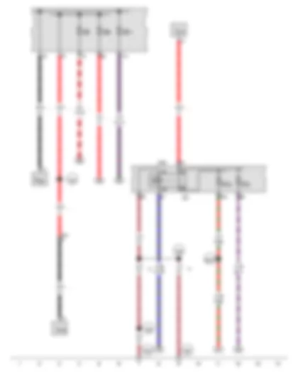 Wiring Diagram  AUDI A3 2015 - Terminal 15 voltage supply relay - Fuse holder C