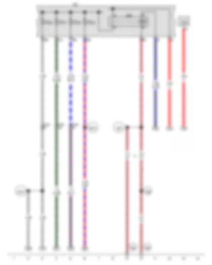 Wiring Diagram  AUDI A3 2015 - Terminal 15 voltage supply relay - Fuse holder C