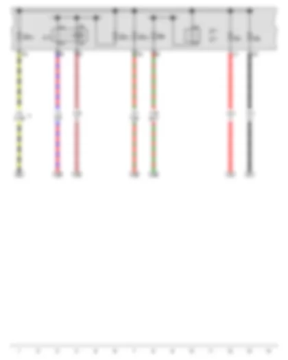 Wiring Diagram  AUDI A3 2014 - Main relay - Terminal 30 voltage supply relay - Horn relay