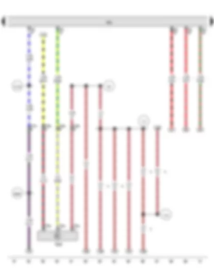 Wiring Diagram  AUDI A3 2014 - Oil level and oil temperature sender - Engine control unit