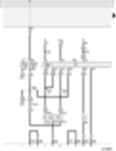 Wiring Diagram  AUDI A3 1998 - Central locking system with interior lights switch-off delay and anti-theft alarm system with interior monitoring