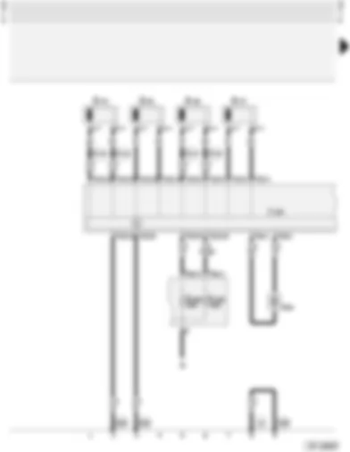 Wiring Diagram  AUDI A3 2004 - Anti-lock brake system (ABS and ABS with EDL)