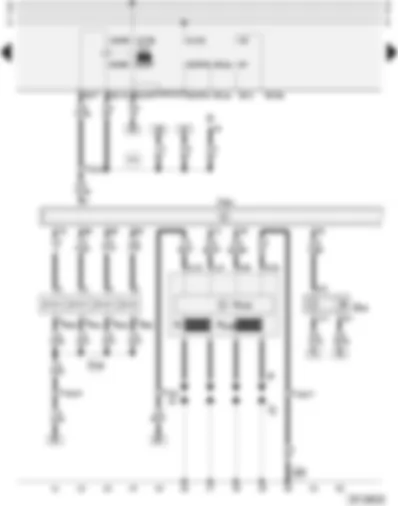 Wiring Diagram  AUDI A3 2003 - Simos control unit - fuel pump relay - injectors - ignition system - Hall sender