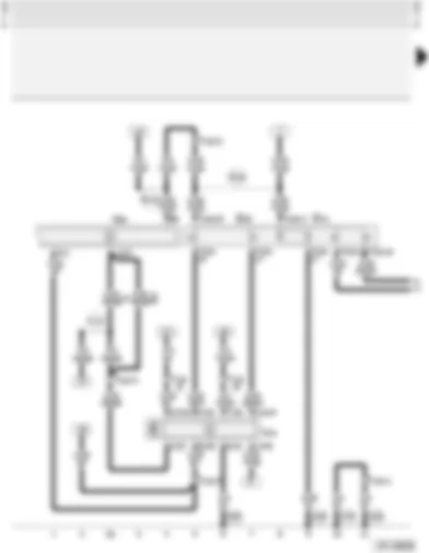 Wiring Diagram  AUDI A3 2004 - Electric window lifters - 2-door (with roll back)