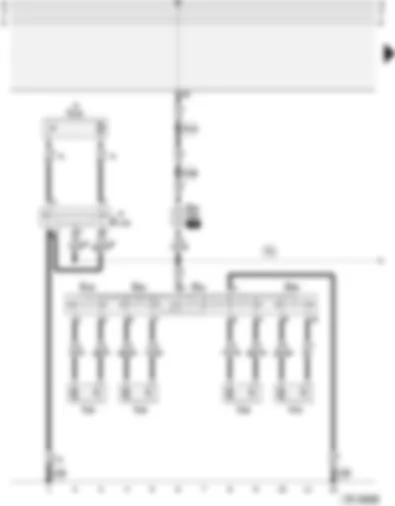 Wiring Diagram  AUDI A3 2004 - Electric seat adjustment - driver