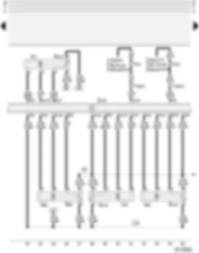 Wiring Diagram  AUDI A3 1998 - Air conditioner with automatic control