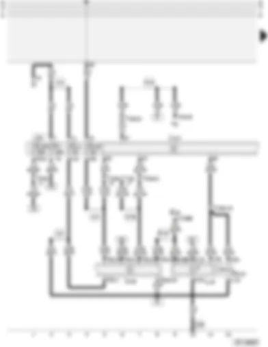Wiring Diagram  AUDI A3 2004 - Four-speed automatic gearbox with selector lever lock
