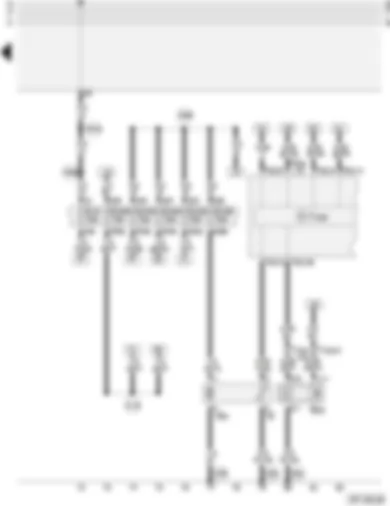 Wiring Diagram  AUDI A3 2000 - Dash panel insert - combi-processor in dash panel insert - fuel pump - fuel gauge sender - road speed sender - fuse box