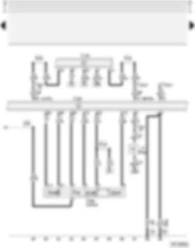Wiring Diagram  AUDI A3 1998 - Motronic control unit - throttle valve control unit