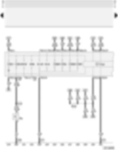 Wiring Diagram  AUDI A3 1998 - Dash panel insert - combi-processor in dash panel insert - handbrake warning